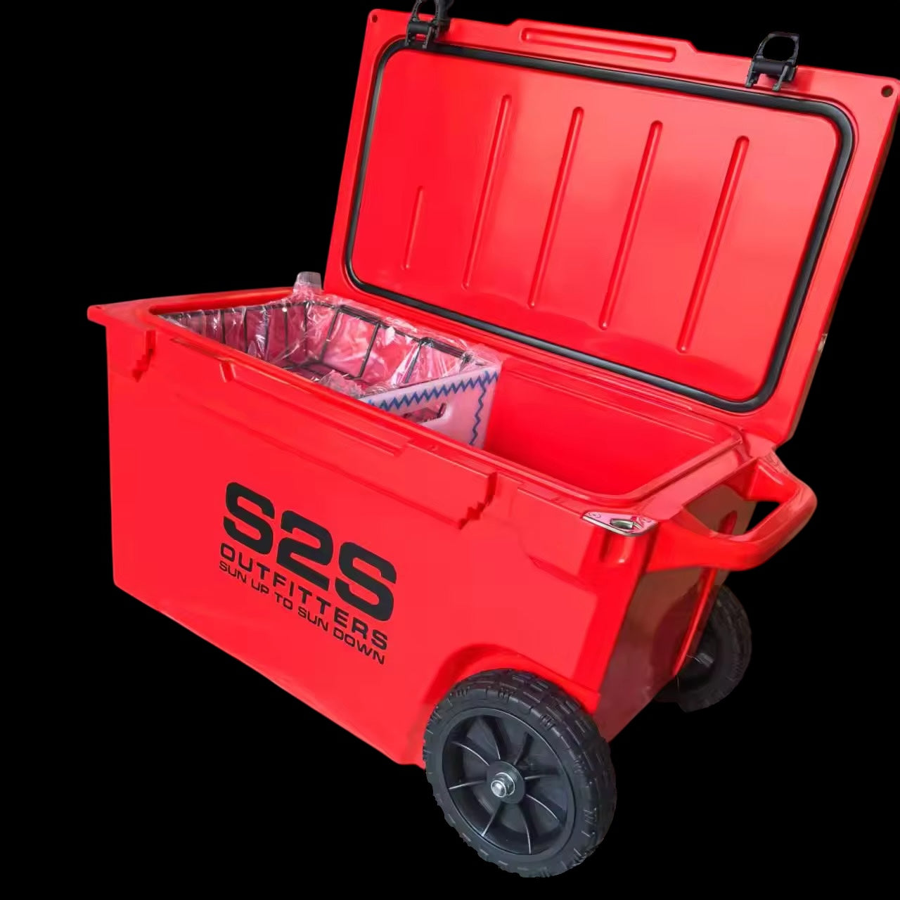 Wheeled Coolers 75QT Red