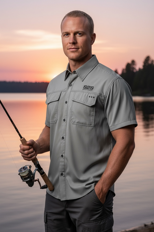 S2S Performance Button Down Fishing Shirt (Medium)
