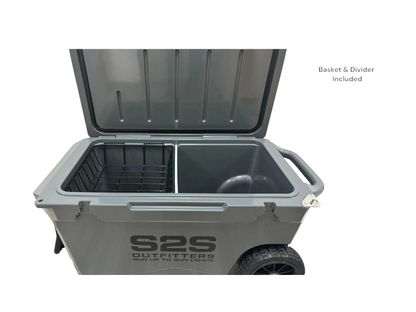 Wheeled Coolers 75QT Gray