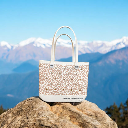 Venture Sack White Leopard Print M