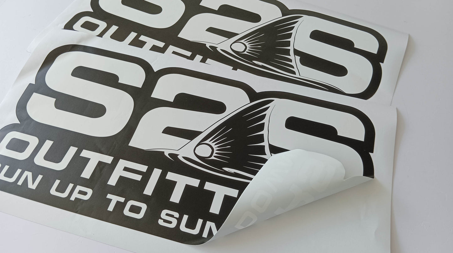 S2S Outfitters Redfish Tail Decal