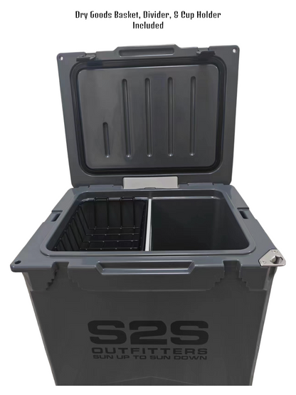 Wheeled Coolers 42QT Gray