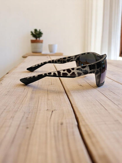 Marlin Sunglasses - Speckled & Green