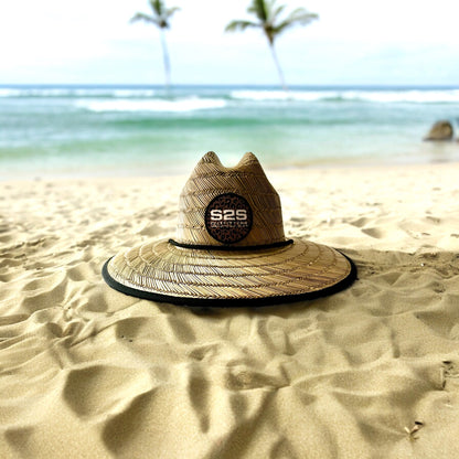 Leopard Print Straw Hat